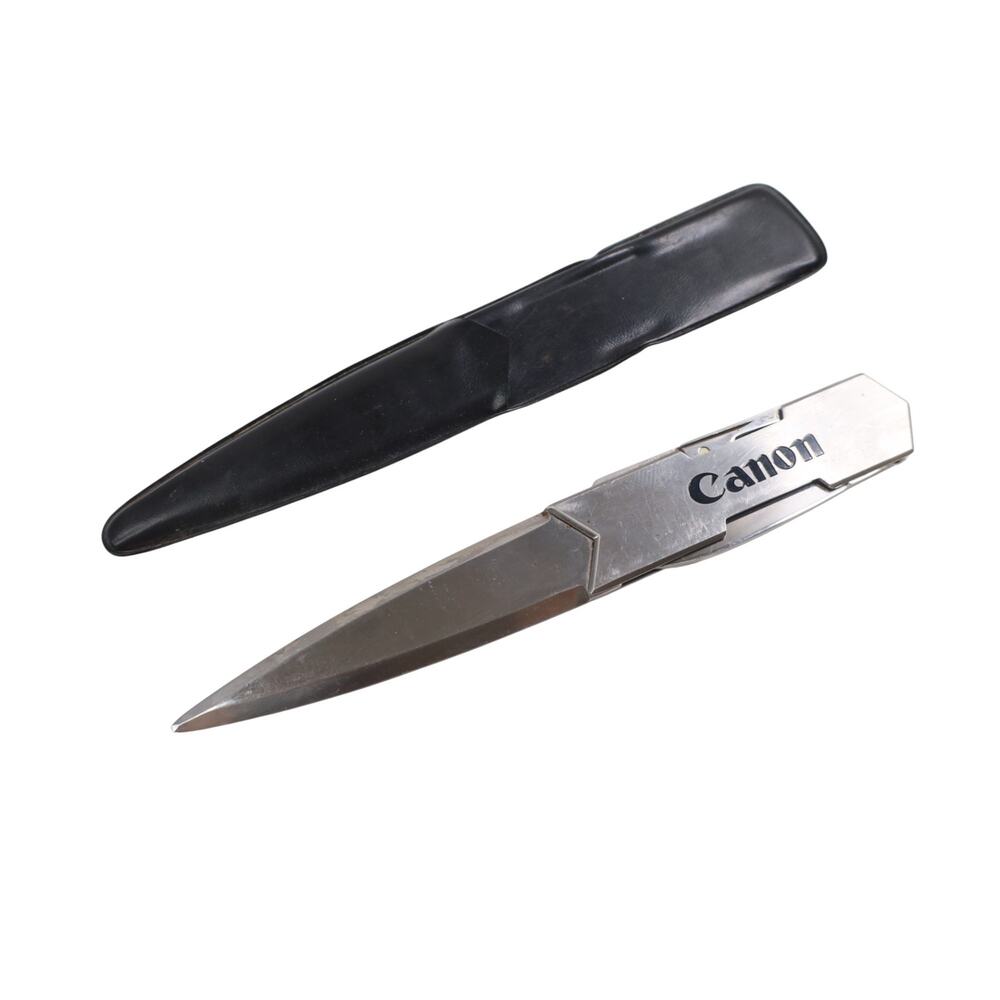Vintage Canon Cameras Barlow Japan Promotional Letter Opener Multi Tool
